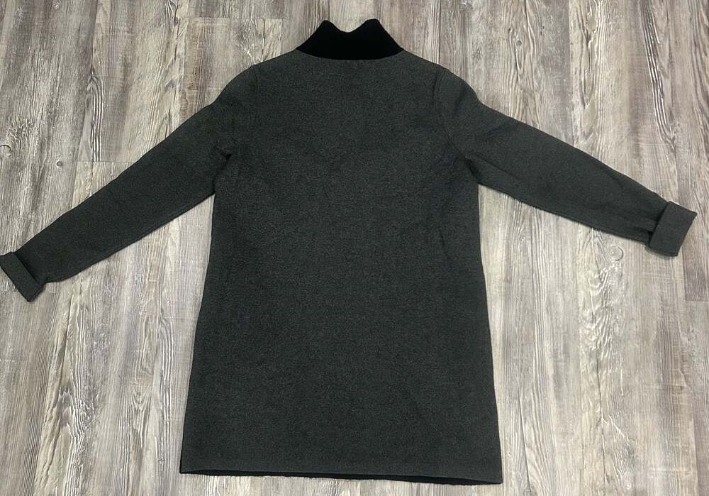 Ann Taylor Two-Tone Colorblock Full Zip Sweater Coat XS - Picture 2 of 5